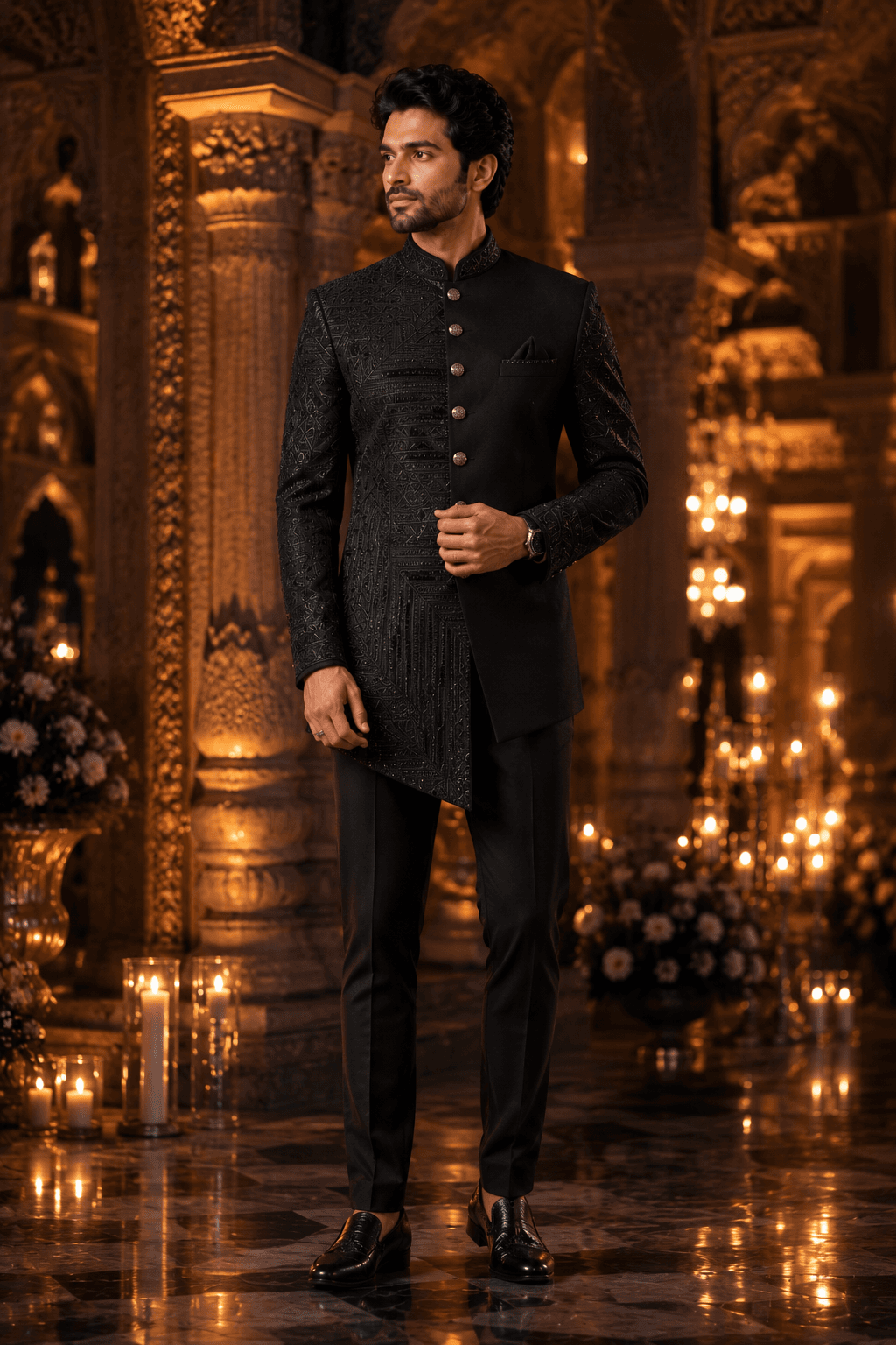 Black Luxe Indo-Western